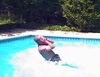 Tom Werth doing his trademark Super Splash jump.